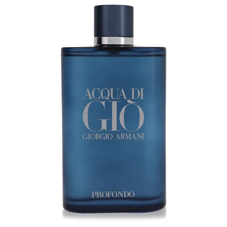 Acqua Di Gio Profondo by Giorgio Armani Eau De Parfum Spray Unboxed 6.7 Ounce for Men