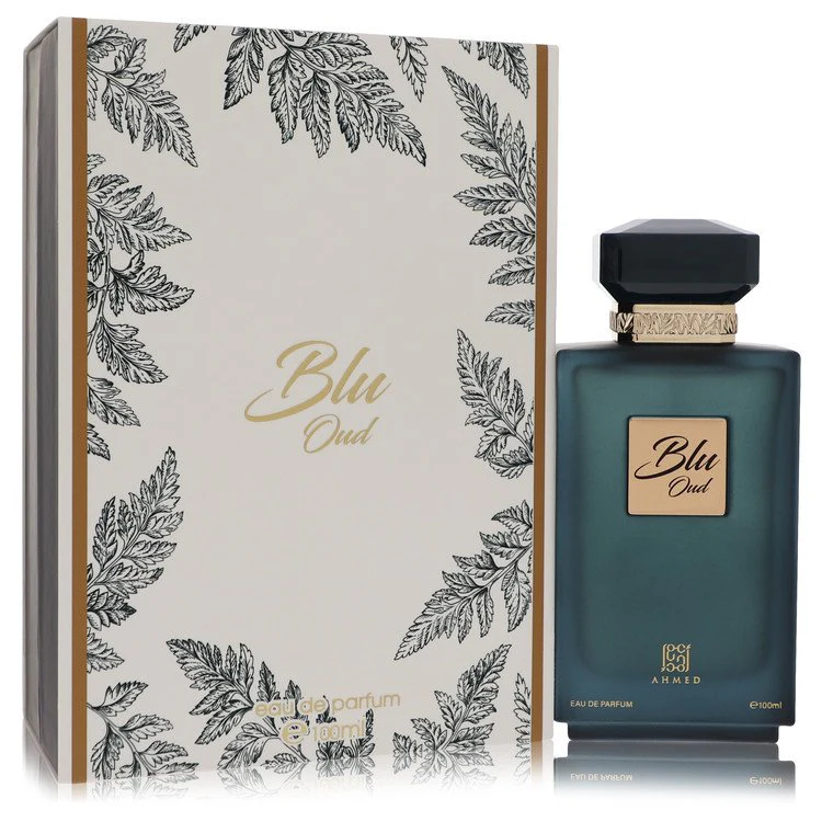 Ahmed Al Maghribi Blu Oud Eau De Parfum Spray Unisex 3.38 Oz for Women