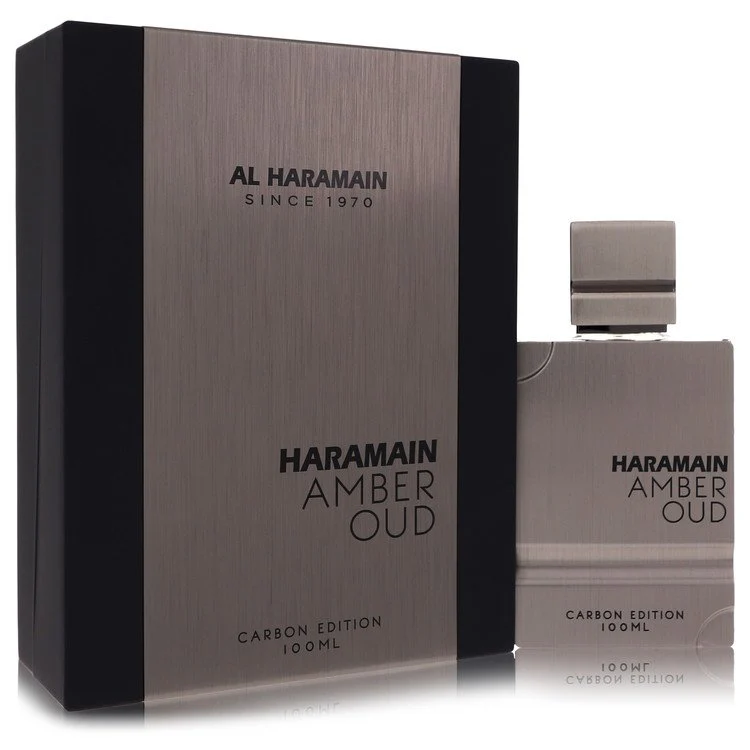 Al Haramain Amber Oud Carbon Edition Eau de Parfum Spray 6.7 oz for Men