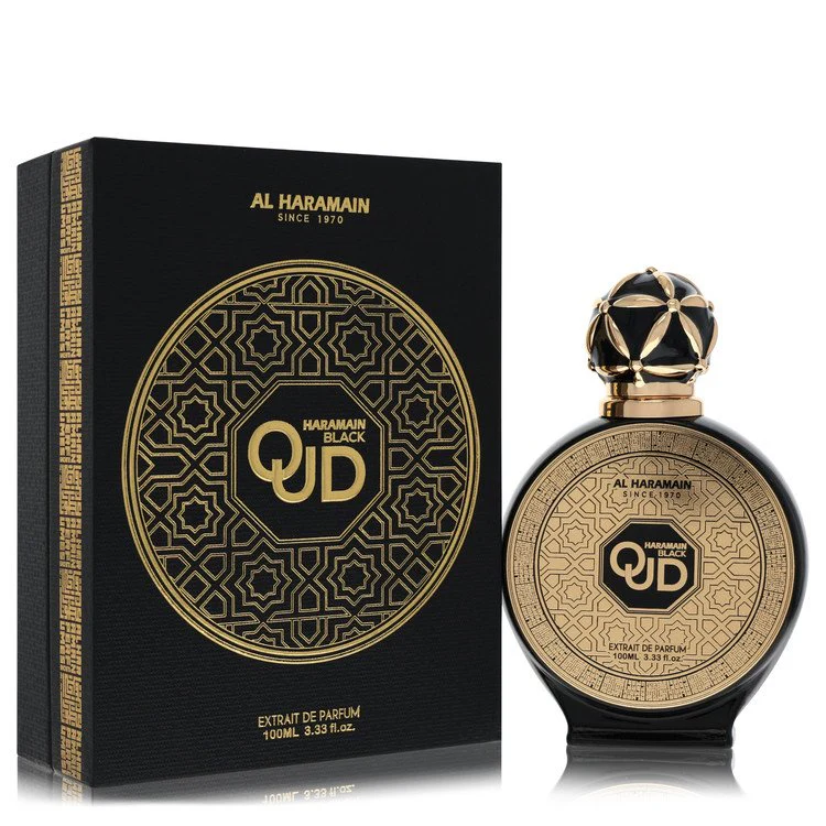Al Haramain Black Oud Extrait De Parfum Spray 3.33 Oz For Men