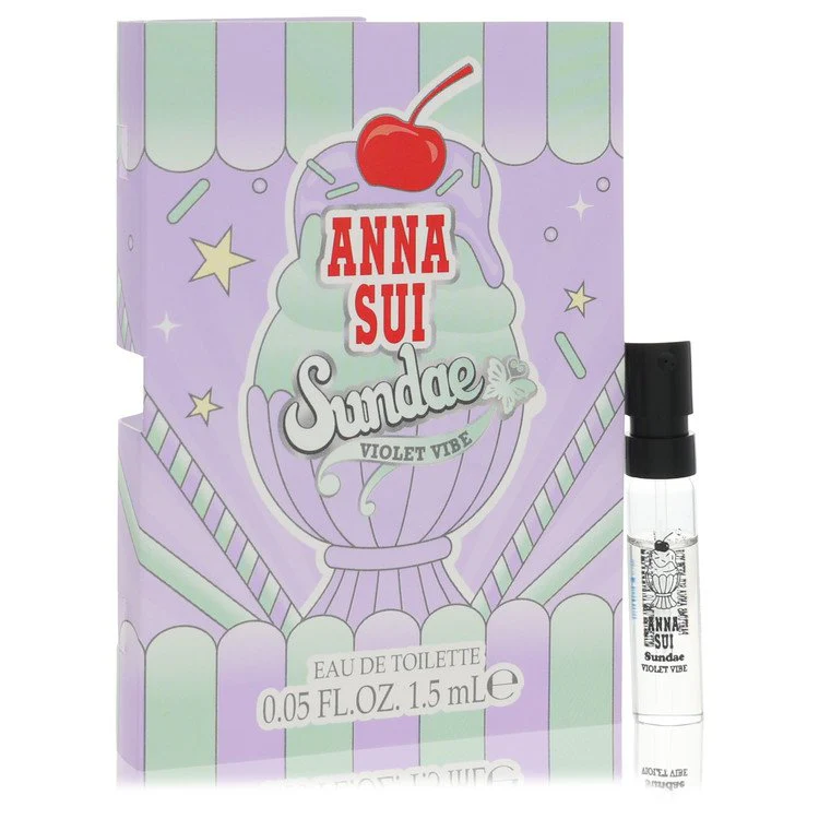 Anna Sui Sundae Violet Vibe Vial Sample 0.05 Oz For Women