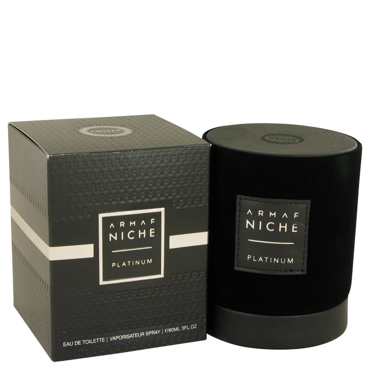 Armaf Niche Platinum Eau De Toilette Spray 3 oz For Men Woody Spicy Fragrance