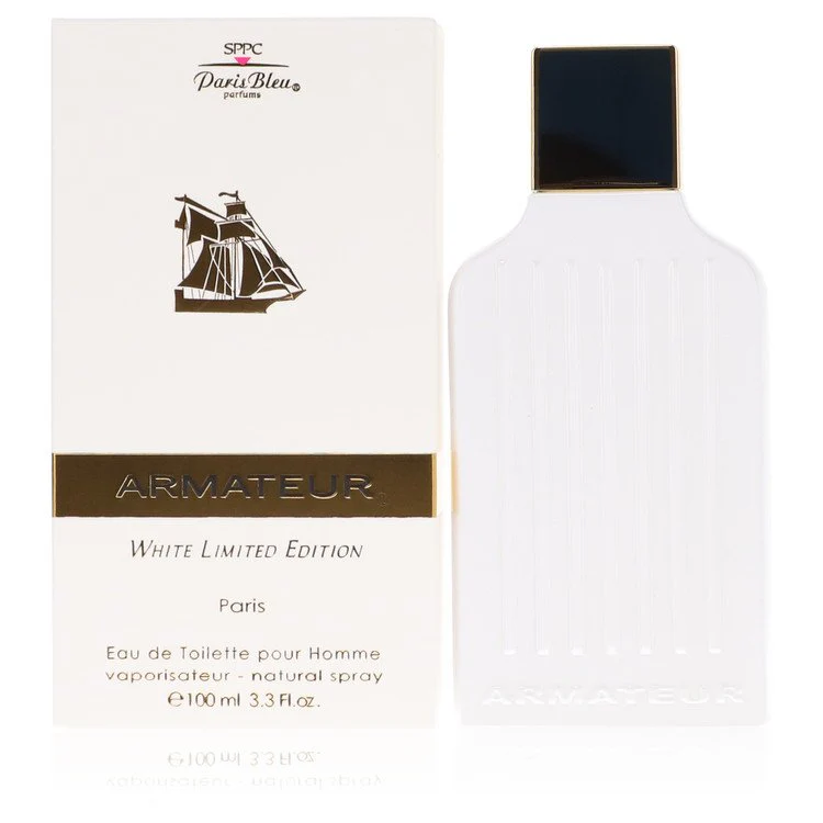 Armateur White by Paris Bleu Eau De Toilette Spray 3.3 oz for Men