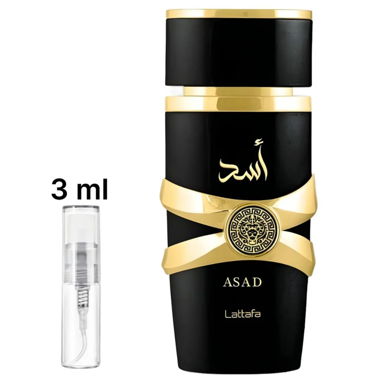 Lattafa Asad by Lattafa Eau De Parfum Spray (Unisex) for Women (Sample) - Image 2