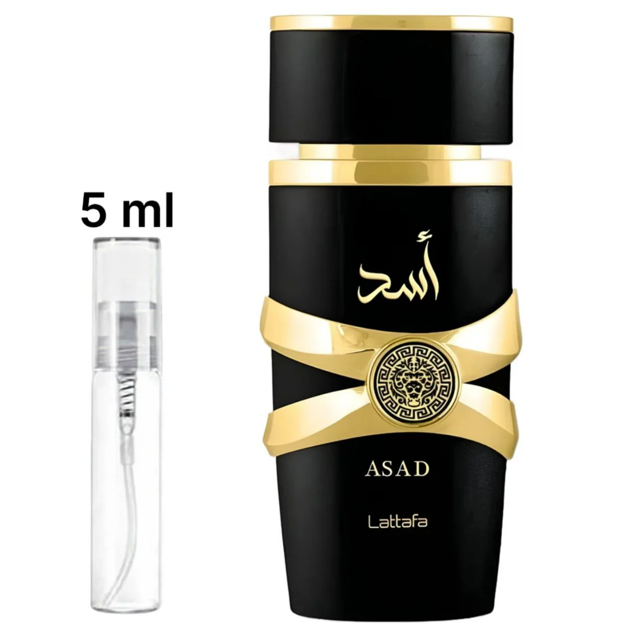 Lattafa Asad by Lattafa Eau De Parfum Spray (Unisex) for Women (Sample) - Image 3