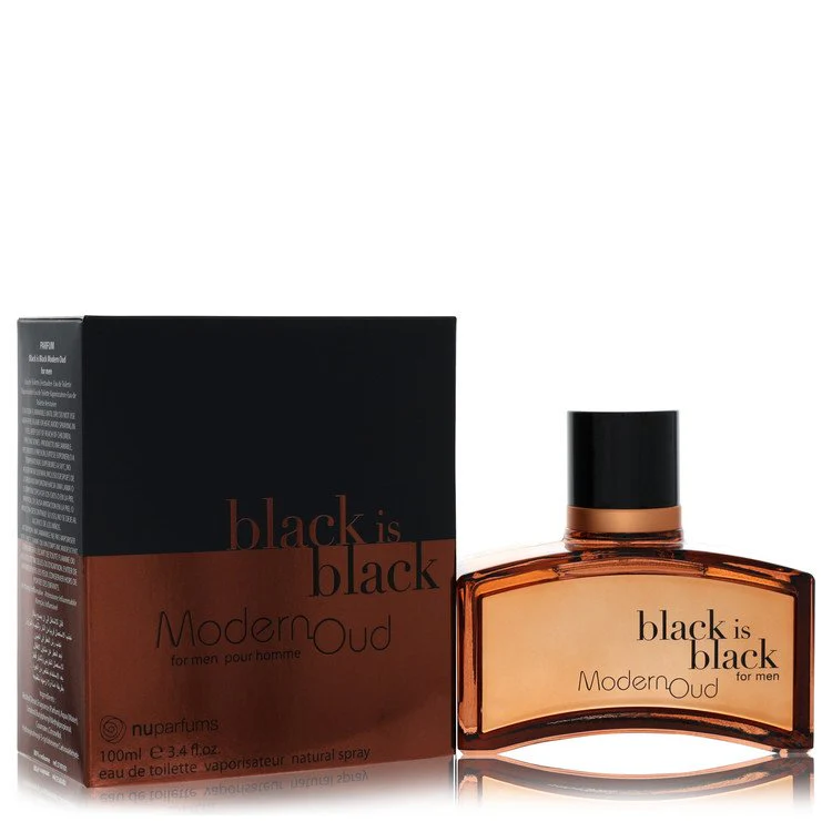Black Is Black Modern Oud Eau De Toilette Spray For Men Nu Parfums
