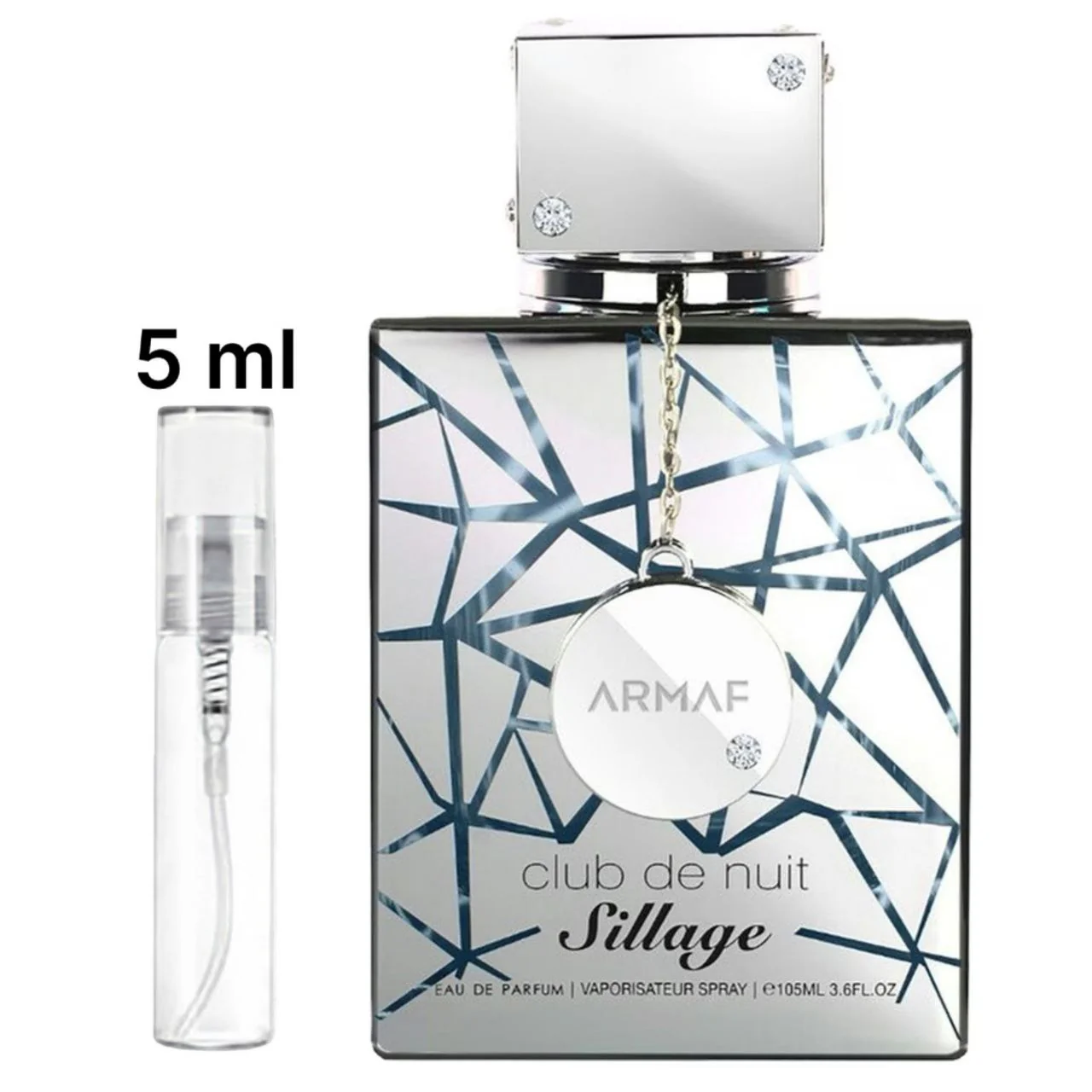 Club De Nuit Sillage by Armaf Eau De Parfum Spray (Unisex) for Men (Sample) - Image 3