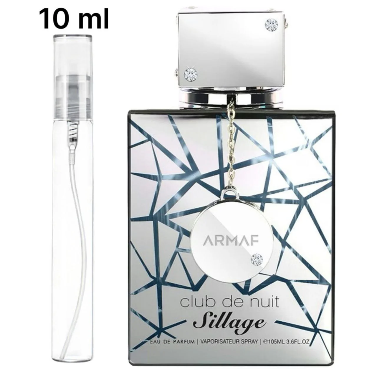 Club De Nuit Sillage by Armaf Eau De Parfum Spray (Unisex) for Men (Sample) - Image 4