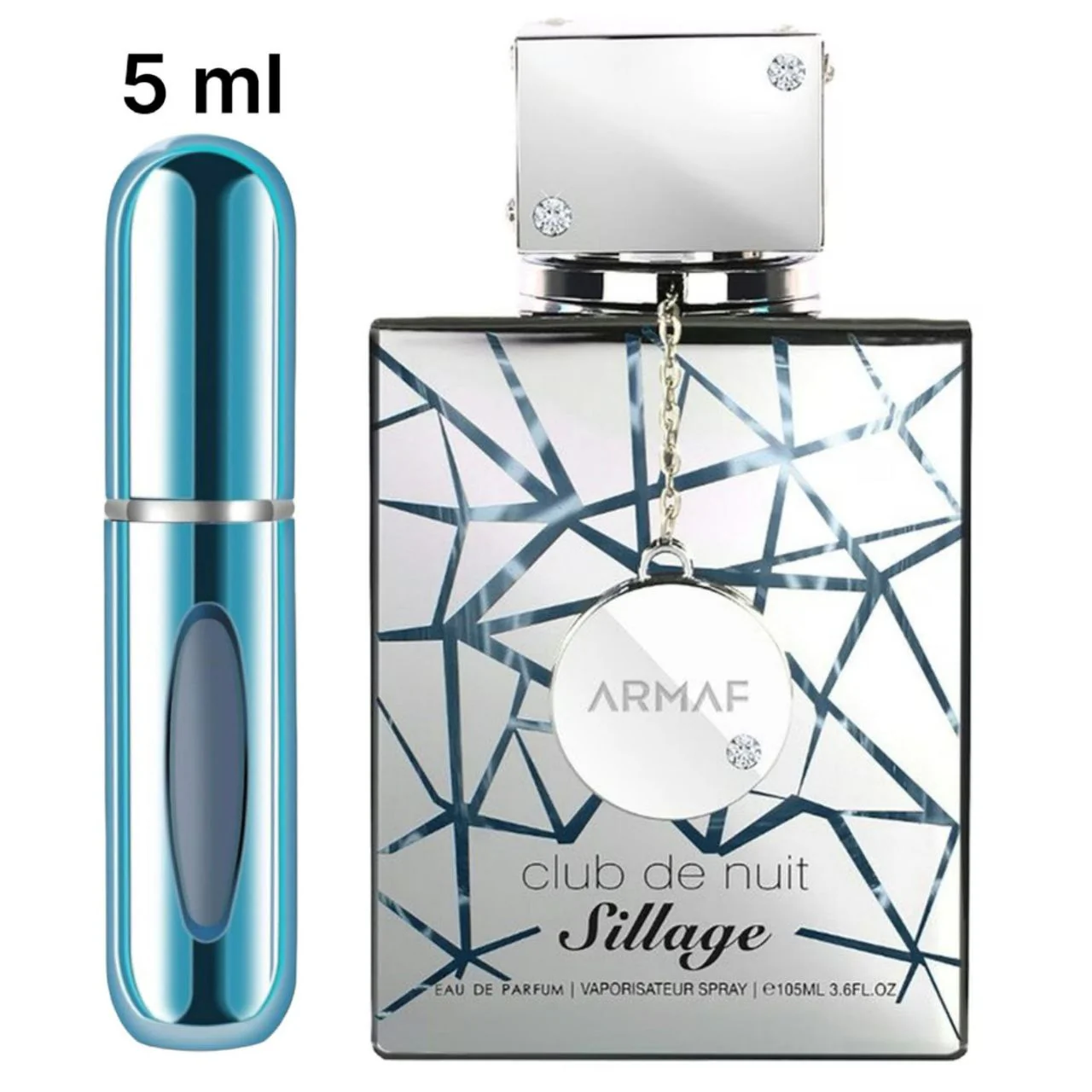 Club De Nuit Sillage by Armaf Eau De Parfum Spray (Unisex) for Men (Sample) - Image 5