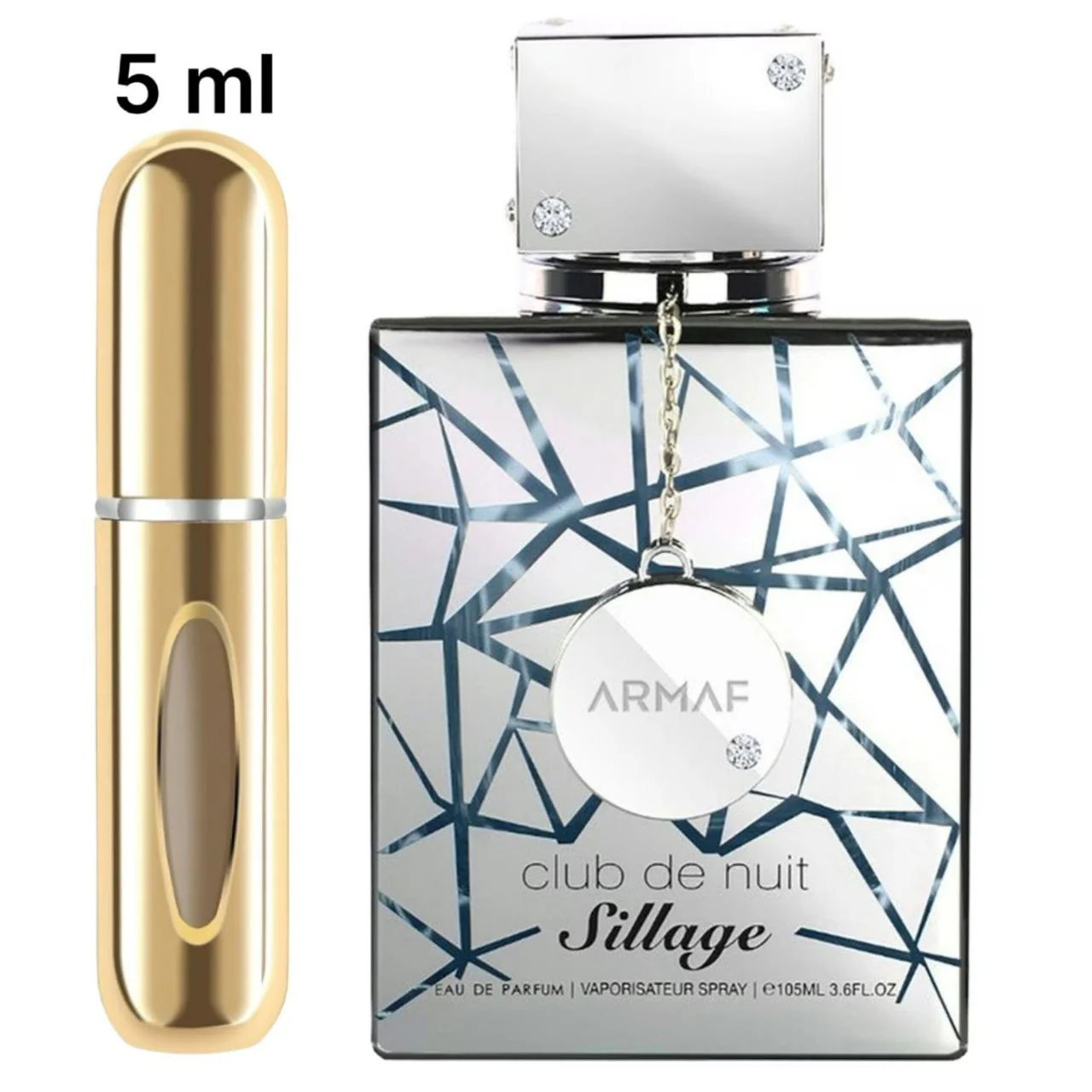 Club De Nuit Sillage by Armaf Eau De Parfum Spray (Unisex) for Men (Sample) - Image 7