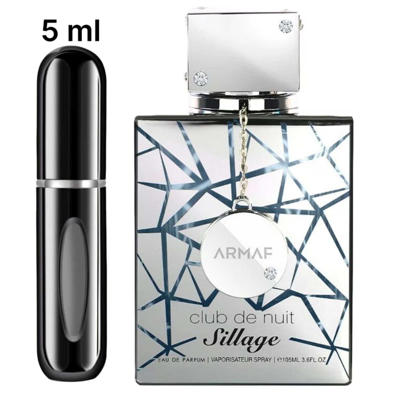 Club De Nuit Sillage by Armaf Eau De Parfum Spray (Unisex) for Men (Sample) - Image 8