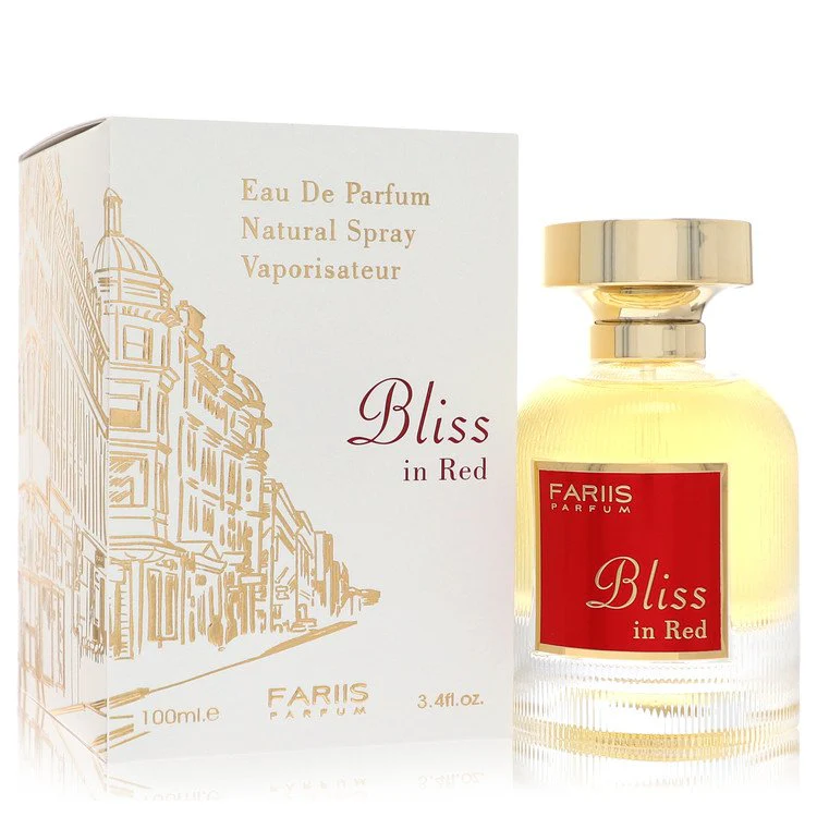 Fariis Bliss In Red Eau De Parfum Spray Unisex 3.4 Oz For Women