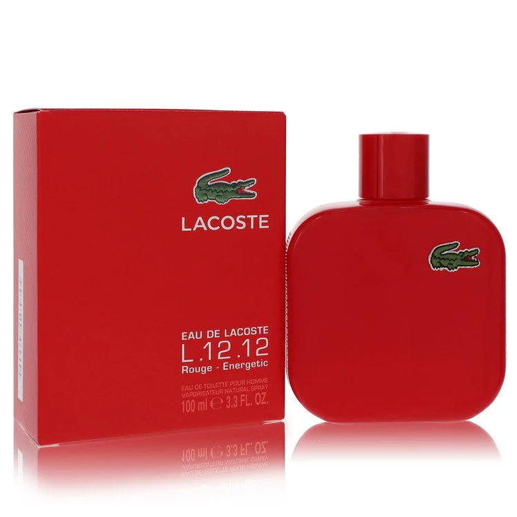 Lacoste Eau De Lacoste L12 12 Rouge Eau De Toilette Spray 3.3 Oz For Men