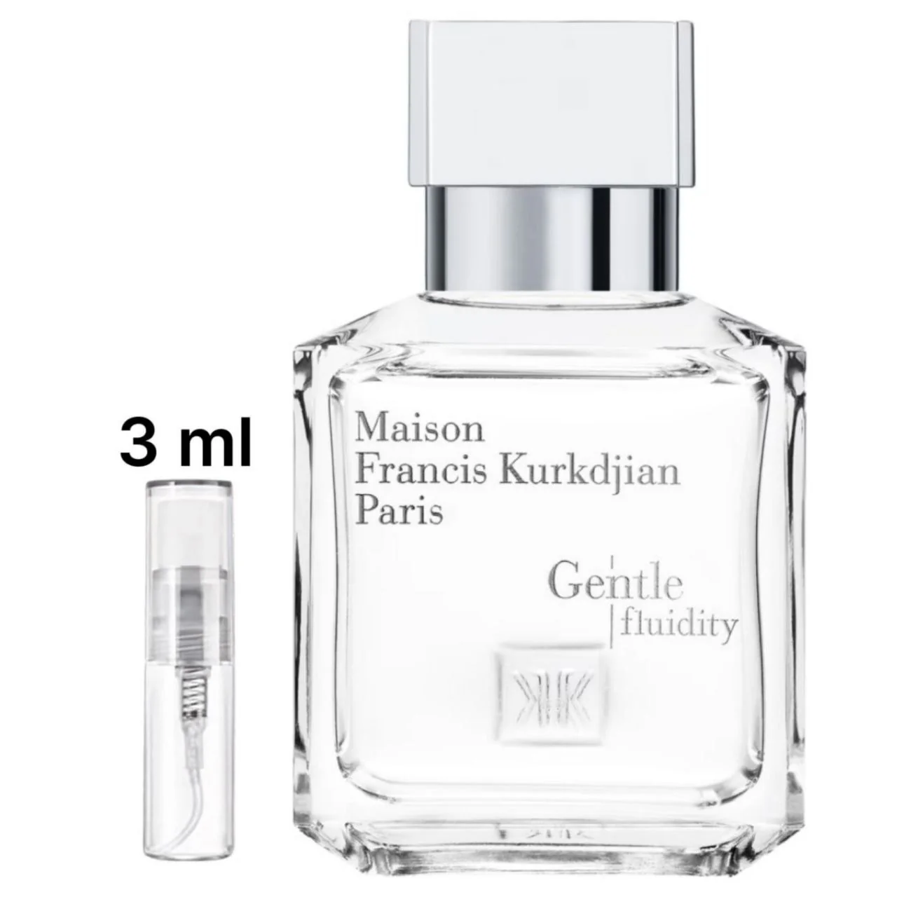 Gentle Fluidity Silver by Maison Francis Kurkdjian (Unisex) Eau De Parfum Spray (Sample) - Image 3
