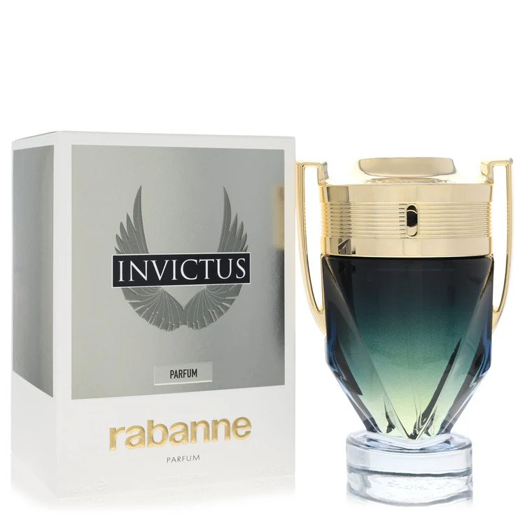 Paco Rabanne Invictus Parfum Spray For Men 3.4 Oz Long Lasting Fragrance