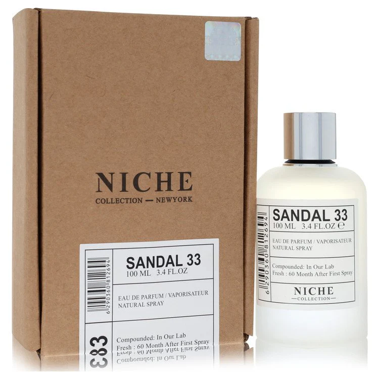 Khalis Sandal 33 Niche Collection EDP Spray 3.4 oz for Men