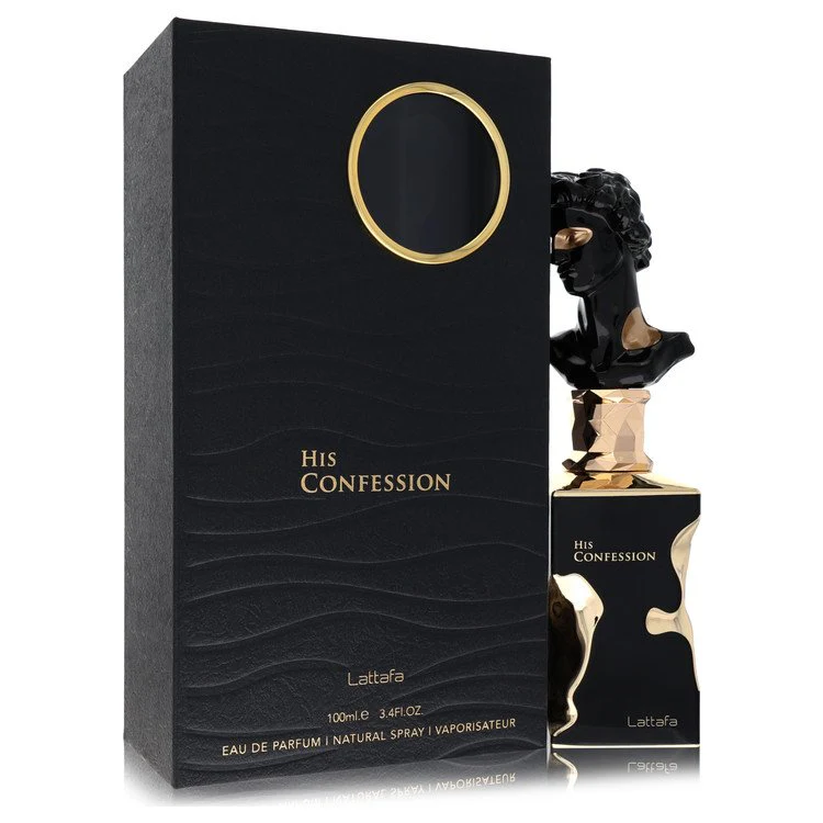 Lattafa His Confession Eau De Parfum Spray 3.4 Oz For Men