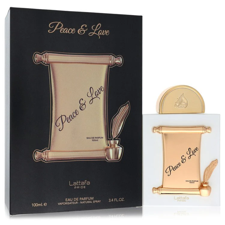 Lattafa Peace And Love Eau De Parfum Spray Unisex 3.4 Oz For Men