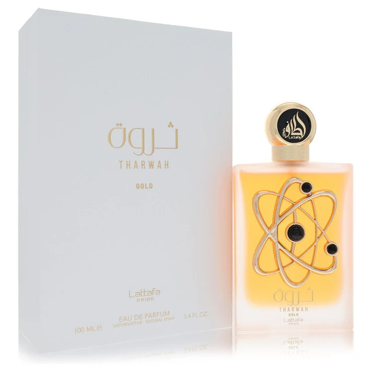 Lattafa Pride Tharwah Gold Eau De Parfum Spray 3.4 Oz For Women