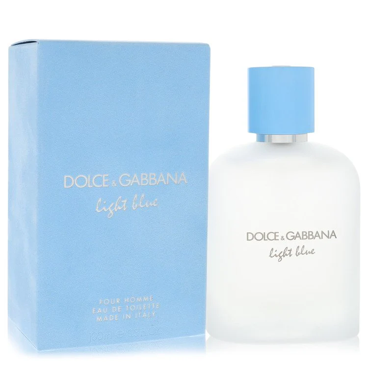 Light Blue Dolce And Gabbana Eau De Toilette Spray 3.3 Oz For Men