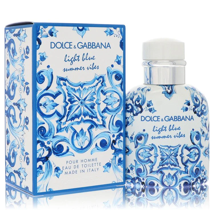 Light Blue Summer Vibes Dolce And Gabbana Eau De Toilette Spray 2.5 Oz For Men