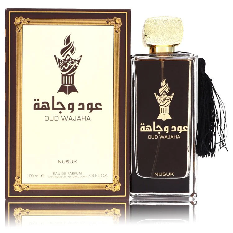 Nusuk Oud Wajaha by Nusuk Eau De Parfum Spray (Unisex) 3.4 oz for Men