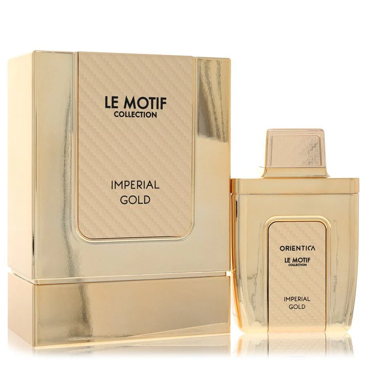 Orientica Le Motif Imperial Gold Eau de Parfum Spray 2.9 oz for Men