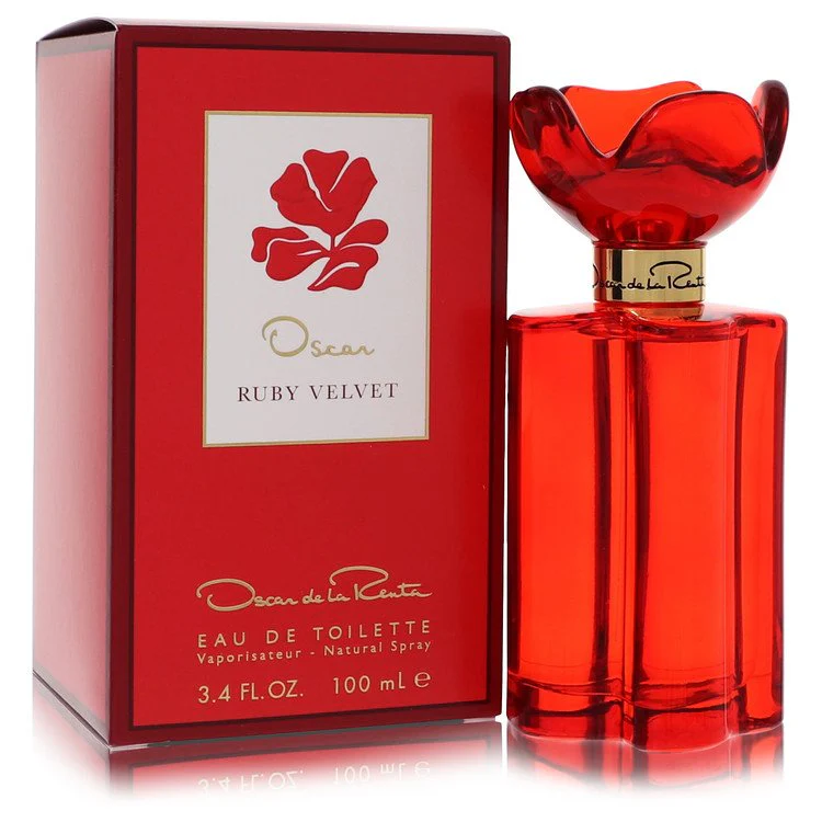 Oscar Ruby Velvet by Oscar De La Renta Eau De Toilette Spray 3.4 oz for Women