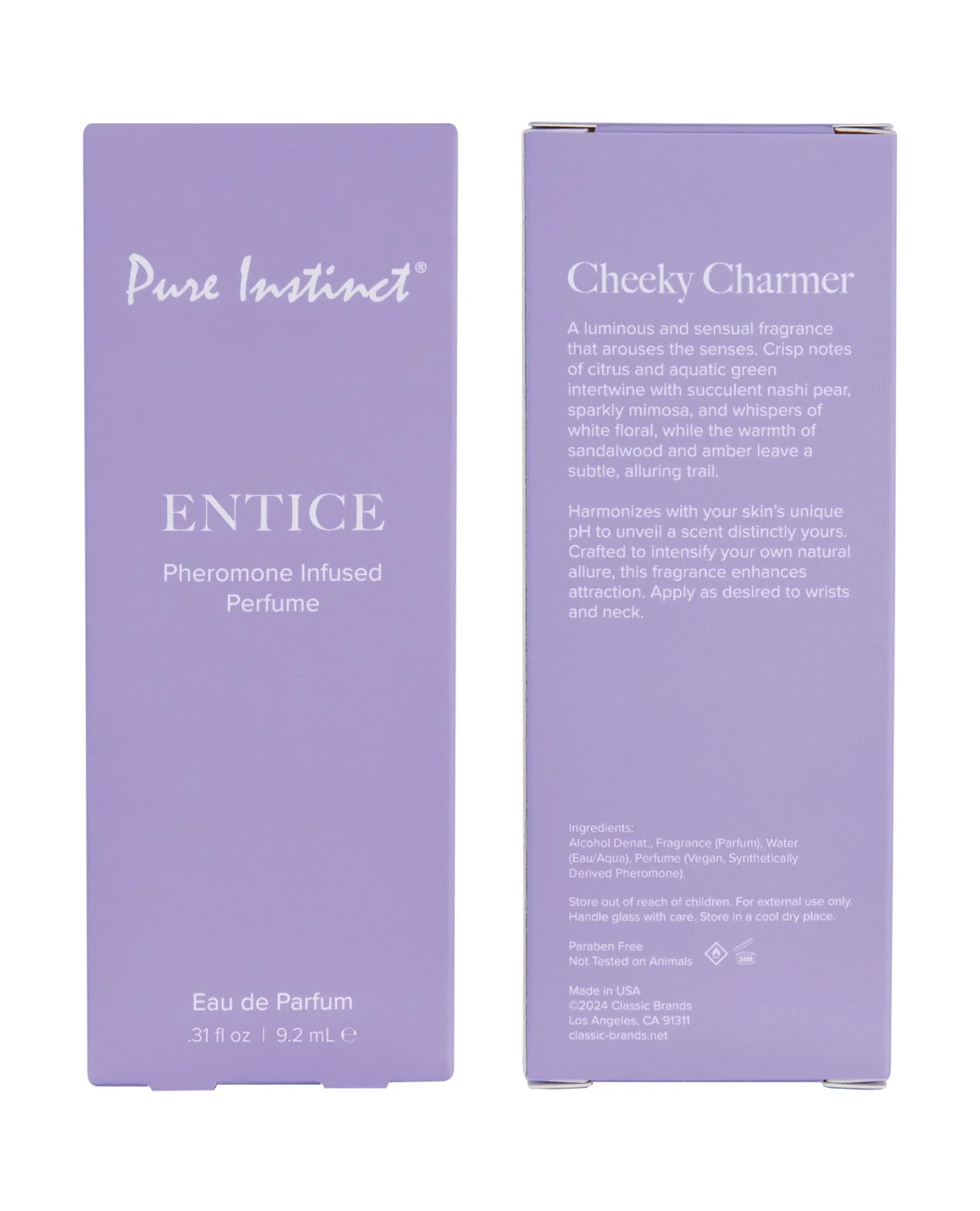 Pure Instinct Pheromone Perfume Entice 9.2 ml Spray - Image 5