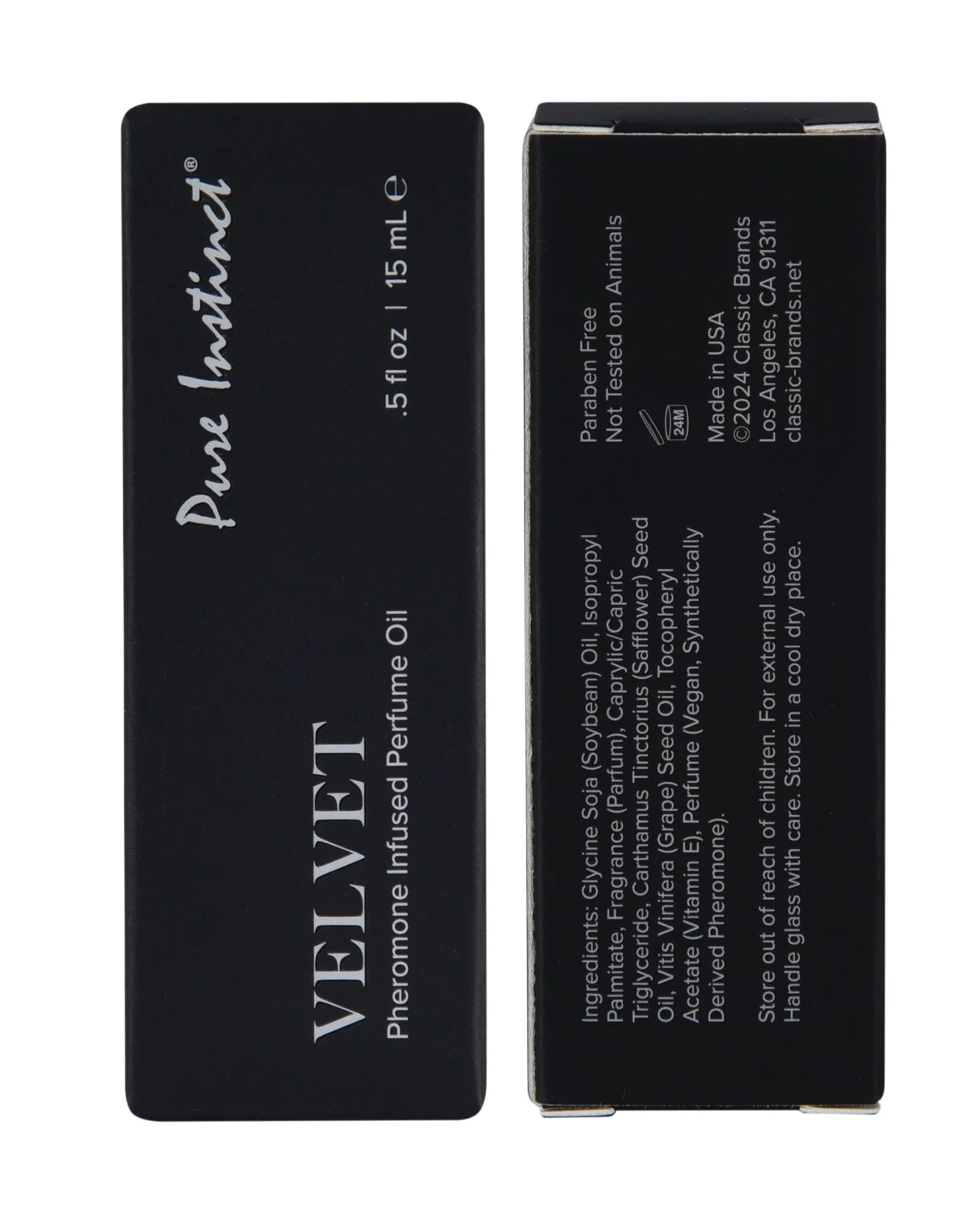 Pure Instinct Pheromone Perfume Oil Velvet 15 ml Dropper Glass - Image 4