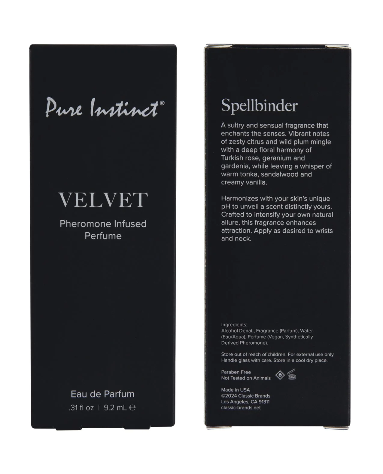 Pure Instinct Pheromone Perfume Velvet - 9.2 ml Spray - Image 5