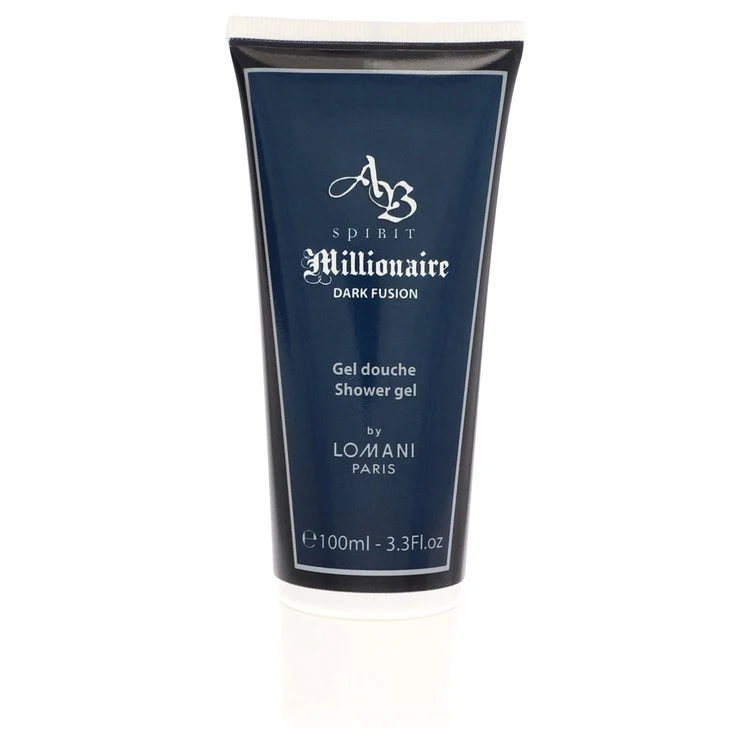 Spirit Millionaire Dark Fusion by Lomani Shower Gel 3.3 oz for Men