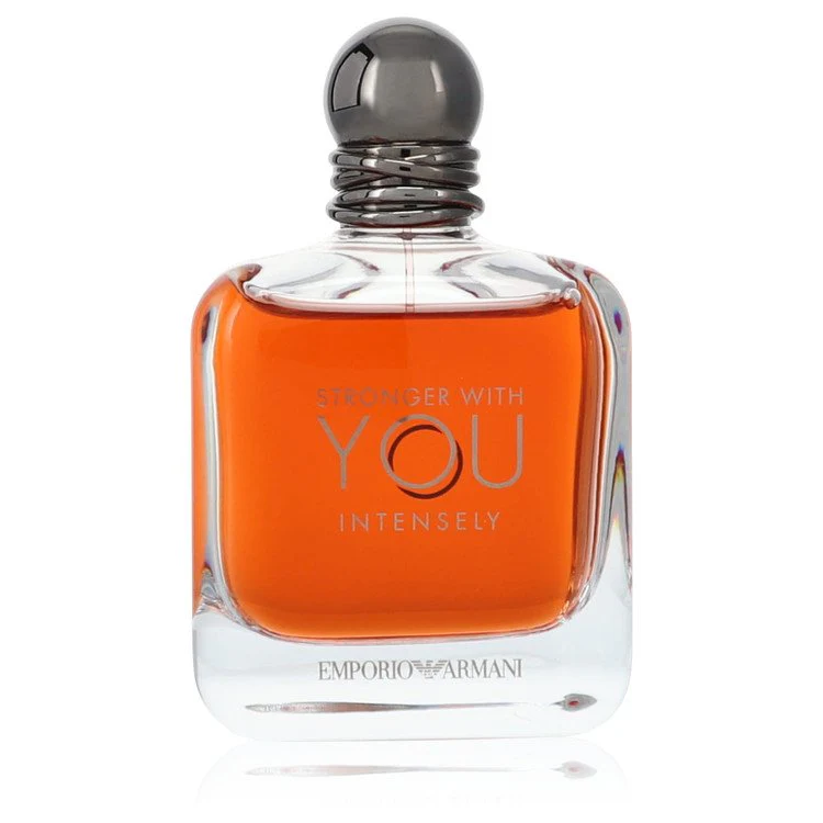 Stronger With You Intensely by Giorgio Armani Eau De Parfum Spray Unboxed 3.4 oz for Men