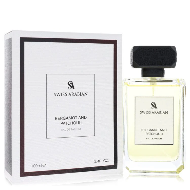 Swiss Arabian Bergamot And Patchouli by Swiss Arabian Eau De Parfum Spray (Unisex) 3.4 oz for Men
