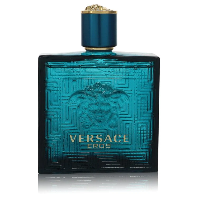Versace Eros After Shave Lotion For Men 3.4 Oz Unboxed
